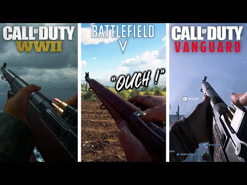 COD: Vanguard vs COD: WW2 vs Battlefield 5 - Weapons Comparison