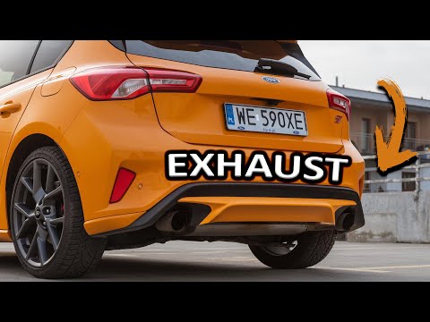 Ford Focus ST 2.3 EcoBoost Performance Pack / loud exhaust & engine sound, drive modes