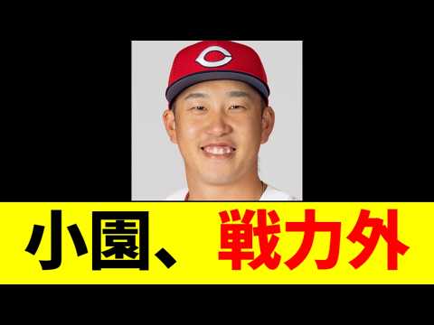 【衝撃】広島・小園海斗ら４選手に戦力外通告