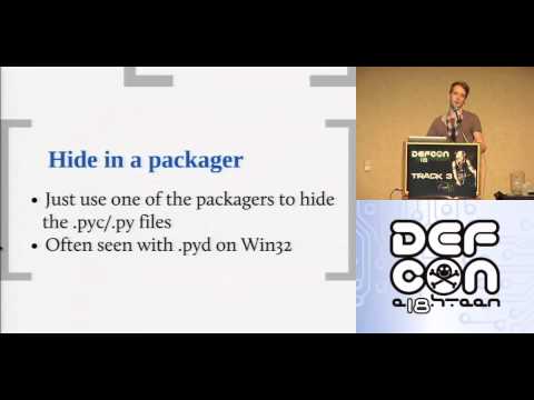 Defcon 18 Pyretic In Memory Reverse Engineering For Obfuscated Python Bytecode 23