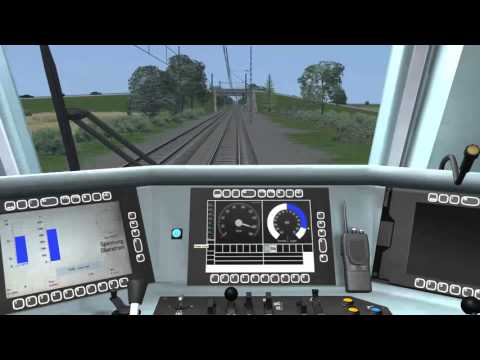 Vollbremsung und Beschleunigung auf 160 km/h einer BR 146 Train Simulator 2016