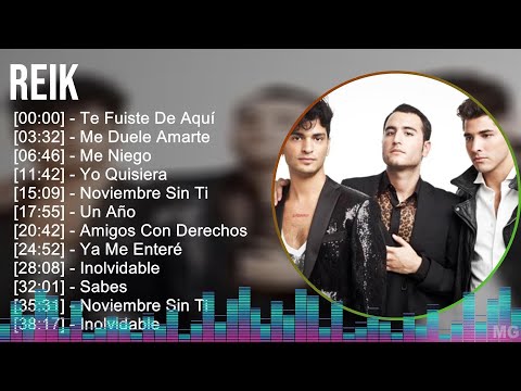 Reik 2024 MIX Grandes Exitos - Te Fuiste De Aquí, Me Duele Amarte, Me Niego, Yo Quisiera