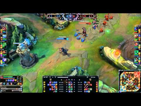 Incarnati0n Zed vs. C9 Sneaky Ashe, C9 Meteos Zac and fabbbyyy Fizz Support- LoL Challenger NA SoloQ