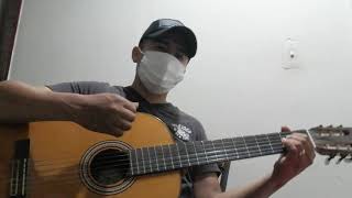 Hundido en un rincon mana' guitarra