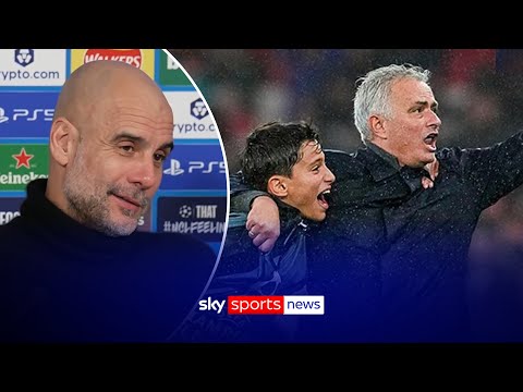Pep Guardiola thanks Jose Mourinho after Benfica win over Real Madrid sends Man CIty through