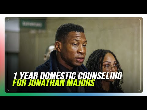 Jonathan Majors sentenced to 1 year domestic counseling ABS-CBN News