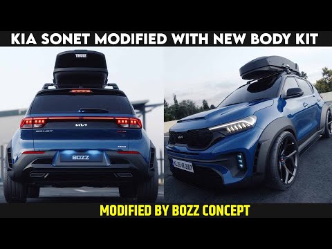 Kia Sonet Modified With New Body Kit | Bozz Concepts | Modified Kia Sonet | Kia Sonet Modification