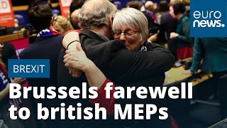 Au Revoir United Kingdom: Brussels farewell to British MEPs ahead of Brexit day