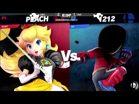 No Jump! Ultimate Pools – Cable (Peach) vs. Boat (Mii Brawler)