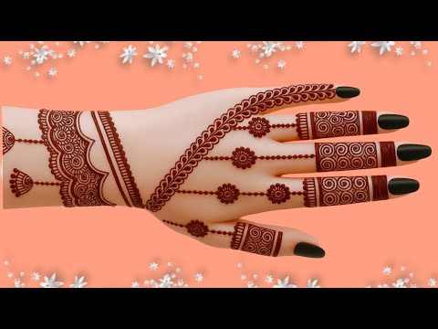 New Easy Beautiful Mehndi Design | Mehndi Designs For Hands |Mehandi Ka Design | Viral Mehndi Design