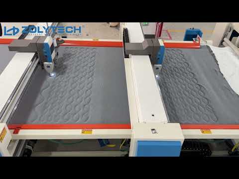 Double Beam Double Head Continuous Quilting Machine ZLT-DZ2 / Mattress Panel Quilting