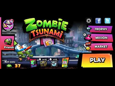 Zombie Tsunami  Music Menu 🧟‍♂️🧟‍♂️
