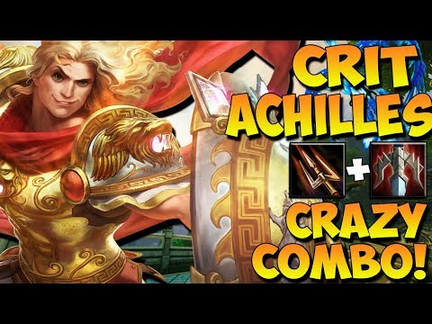 CRIT ACHILLES COMBO BUILD! HYDRAS + MALICE = COMBO DPS! - Masters Ranked Duel - SMITE