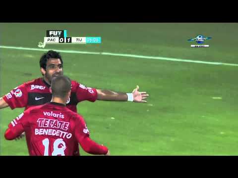 GOLAZO DE HERNAN DARIO PELLERANO EN EL PARTIDO PACHUCA VS TIJUANA