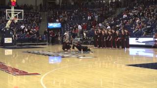 preview picture of video 'Gonzaga Halftime Show Women's Game - Integrity Martial Arts Demo Team - Jan 31st, 2013'