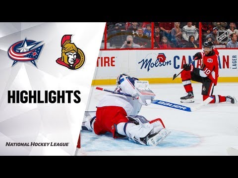 NHL Highlights | Blue Jackets @ Senators 12/14/19