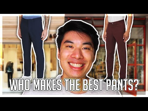 BEST MEN’S WORK PANTS (Lululemon vs Kit and Ace)