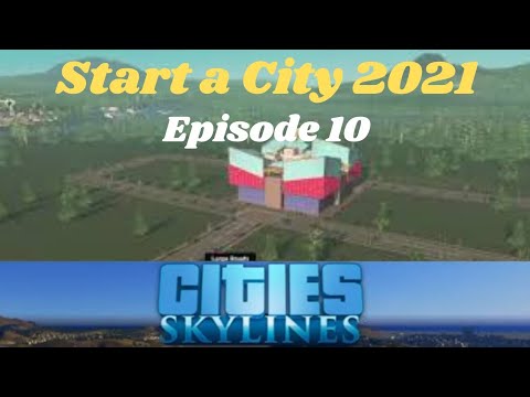Green Plains - New Residential & Unique buildings - Cities Skylines - Let's Play - S03 E10 - 2021