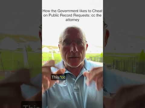 How the Government Likes to Cheat on Open Records Requests: cc the Attorney