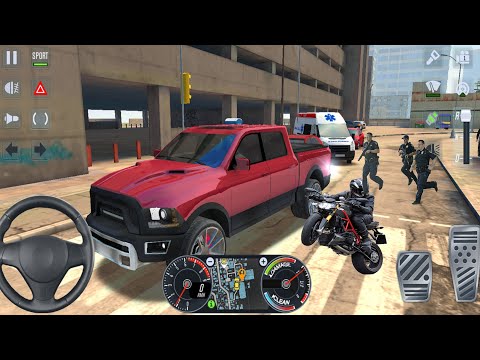 Taxi Simulation 2020 Gameplay 28 - Driving Ram Pickup At Miami  - Driving Games Ltd