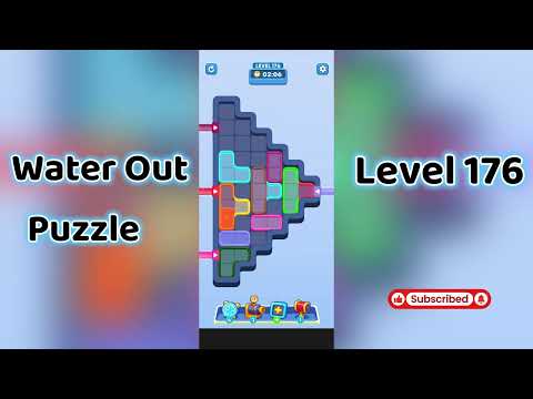Water Out Puzzle Level 176 Walkthrough 💧 | Step-by-Step Guide | Mini Boss