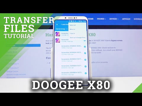 How to Transfer Files in Doogee X80 - Transfer Data