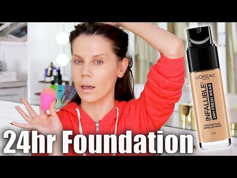 FULL DAY WEAR TEST | L'Oreal 24hr Foundation