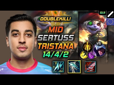 Tristana Mid Build Sertuss Galeforce Lethal Tempo - LOL EUW Challenger Patch 13.11