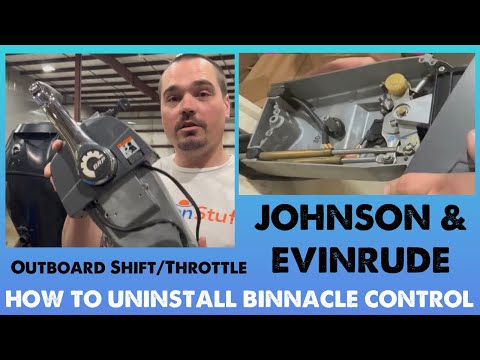 Removing Outboard Control Box - Evinrude Binnacle Shift & Throttle