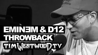 Eminem freestyle never heard before! with D12 Throwback 2004 - Westwood