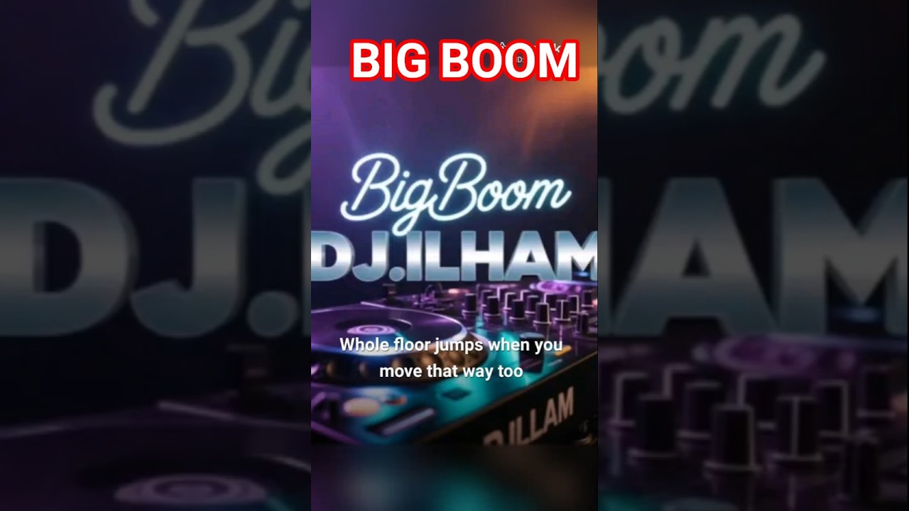 BIG BOOM  | DJ ILHAM LYRICS | COVER BY BIPIN