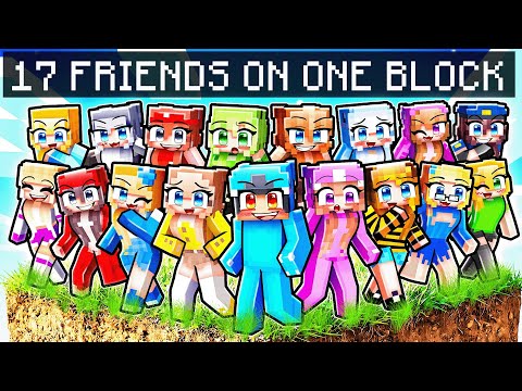 17 Crazy Fan Girls Stuck On ONE REALISTIC BLOCK!