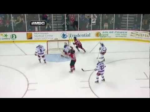 David Clarkson Goal - 1/31/2012 Devils vs Rangers