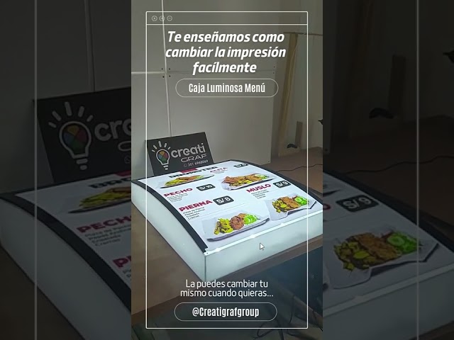 Vídeo relacionado con 1 caja de luz LED ultrafina de vidrio templado, marco publicitario LED para menú, para restaurantes, bares y tiendas black A2