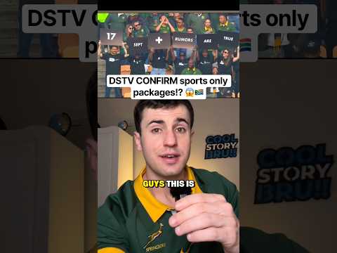 Supersport CONFIRMS sports only packages!? 😱🇿🇦 #southafrica #shorts