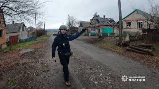 Росіяни атакували поліцейських, які проводили евакуацію людей у Бахмуті (відео)