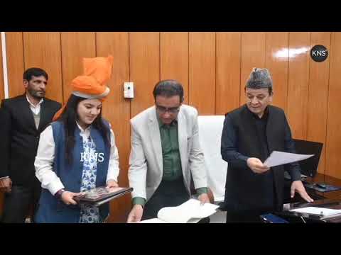 Two newly elected members of the Jammu and Kashmir Legislative Assembly too...