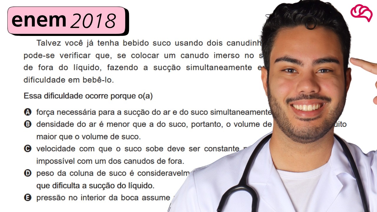 Resolução em Vídeo — Questão 134 ENEM 2018