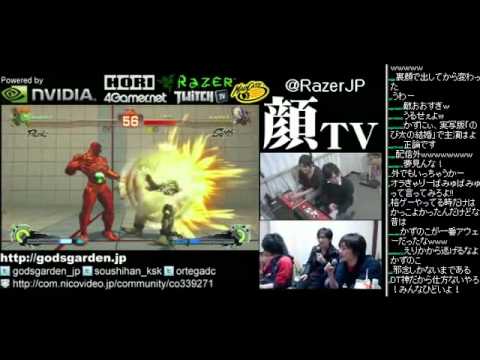 2012-03-16 SSF4 AE Ver.2012 KAO-TV NISHIKIN(Blanka)VS Kazunoko(Seth)