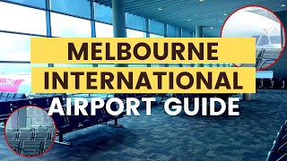 You must see! Melbourne Airport Guide | Walk through international Tullamarine Airport, Australia