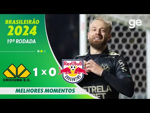 Gols e lances de Criciúma x Red Bull Bragantino