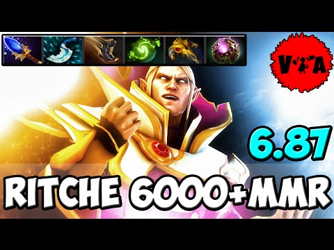 Dota 2 - R1tche 6000+ MMR Plays Invoker vol #1 - Ranked Match