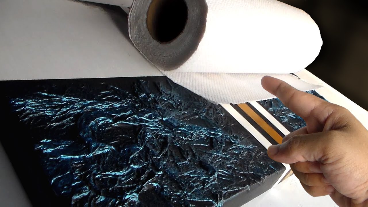 Create Abstract Art with Paper Towels