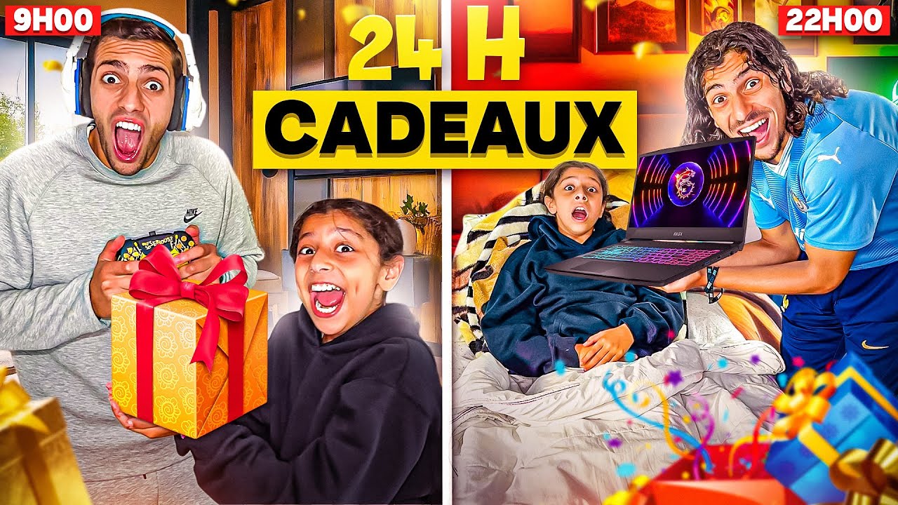 ON S'OFRRE DES CADEAUX INCROYABLE PENDANT 24H 🎁 ( Meilleur vidéo 😁)