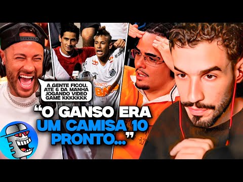 NEYMAR CONTA RESENHA COM GANSO ANTES DO TÍTULO DA LIBERTADORES! | REACT PODPAH