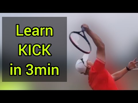 Perfect KICK SERVE in 3.5 minutes 🔥