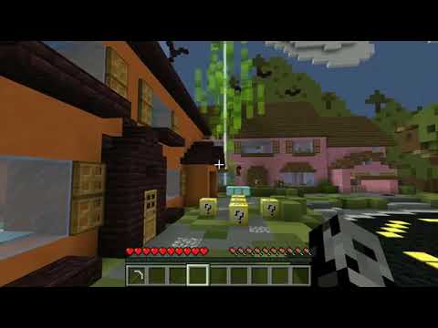 PopularMMOs Pat and Jen Minecraft  SIMPSONS CHALLENGE GAMES   Lucky Block Mod   Modded Mini Game