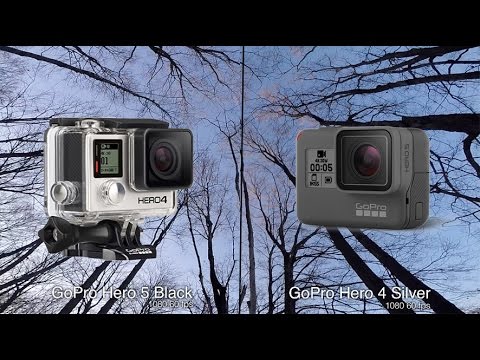 GoPro Hero 5 Black vs Hero 4 Silver