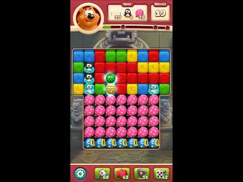 Toon Blast Level 2841 - NO BOOSTERS 🐻🐺🐱 | SKILLGAMING ✔️