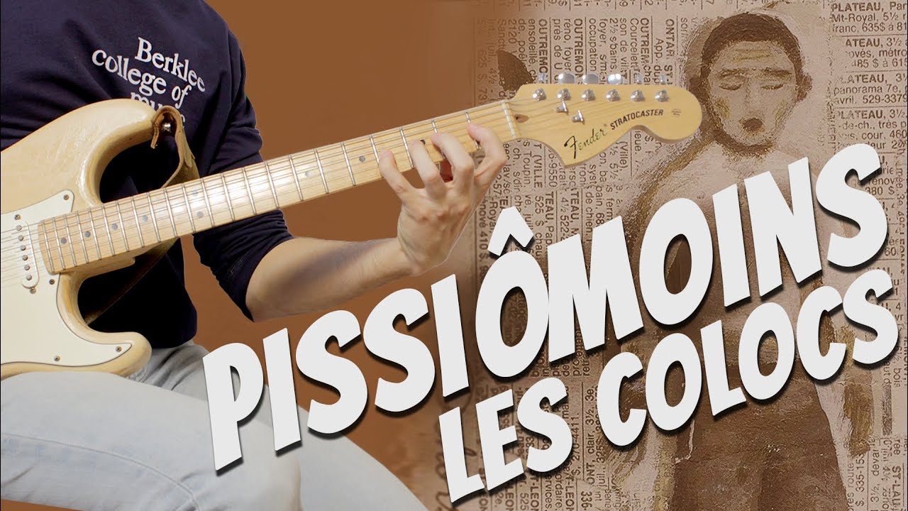 Pissiômoins  - Les Colocs - Solo de guitare avec partition